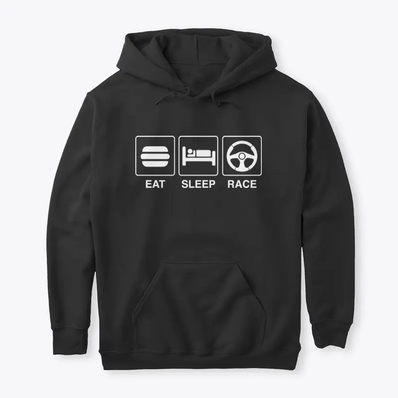 EAT SLEEP RACE HOODIE