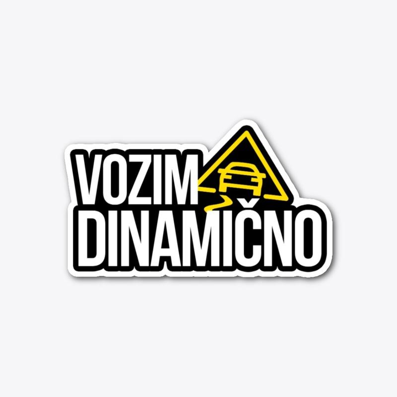 VOZIM DINAMICNO STICKER